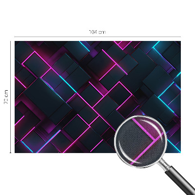 Öntapadós fotótapéta Neon geometria