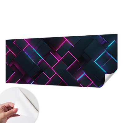 Öntapadós fotótapéta Neon geometria
