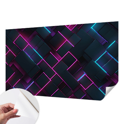 Öntapadós fotótapéta Neon geometria