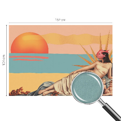 Öntapadós fotótapéta nappaliba A szürrealizmus nyugata