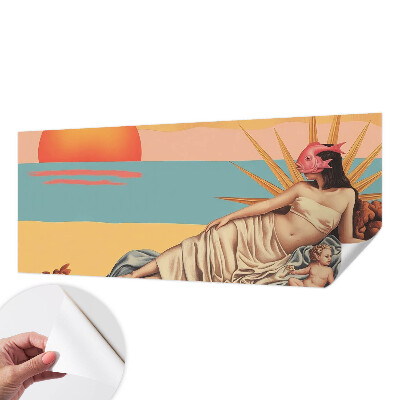 Öntapadós fotótapéta nappaliba A szürrealizmus nyugata