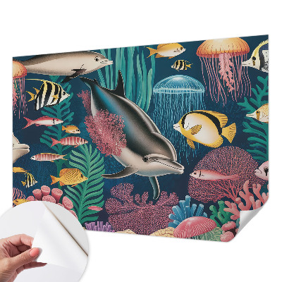 Fotótapéta 3D Víz alatti állatvilág