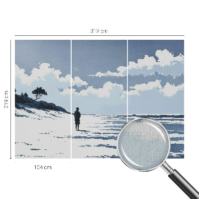 Modern tapéta Strand csend