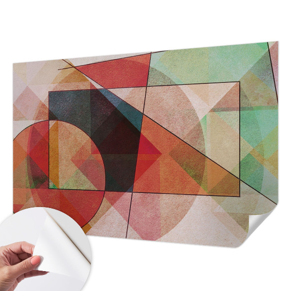 Öntapadó tapéta Geometriai absztrakció