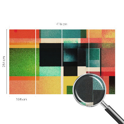 Öntapadó tapéta Geometriai absztrakció