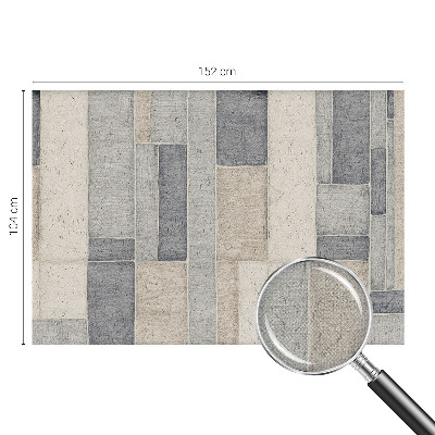 Öntapadós fotótapéta hálószobába Geometrikus mozaik