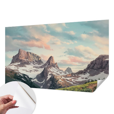 Fotótapéta gyerekszobába Hegyi panoráma