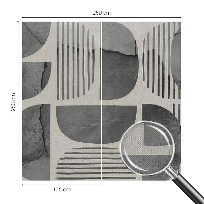 Hálószoba fotótapéta Geometriai alakzatok