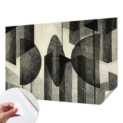Öntapadós fotótapéta nappaliba Geometriai alakzatok