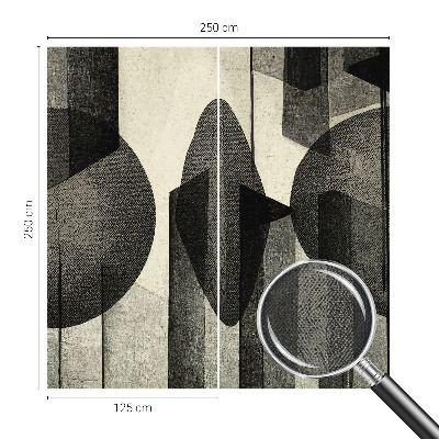 Öntapadós fotótapéta nappaliba Geometriai alakzatok