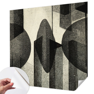 Öntapadós fotótapéta nappaliba Geometriai alakzatok