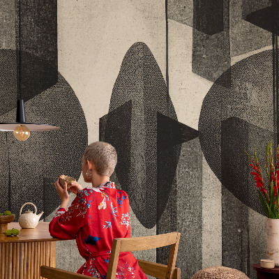 Öntapadós fotótapéta nappaliba Geometriai alakzatok