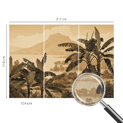 Öntapadós poszter tapéta Trópusi panoráma