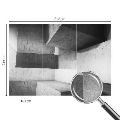 Öntapadós fotótapéta Geometrikus szobrok