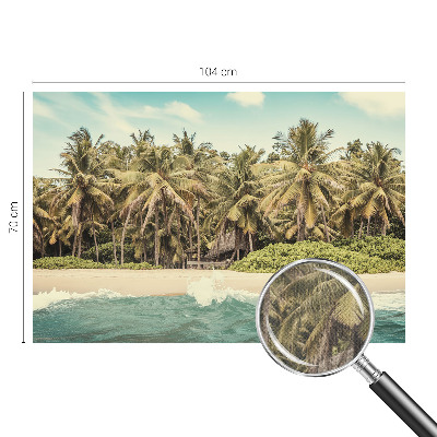 Öntapadós fotótapéta gyerekszobába Trópusi strand