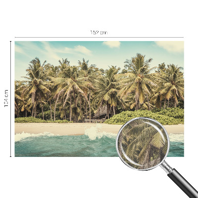 Öntapadós fotótapéta gyerekszobába Trópusi strand
