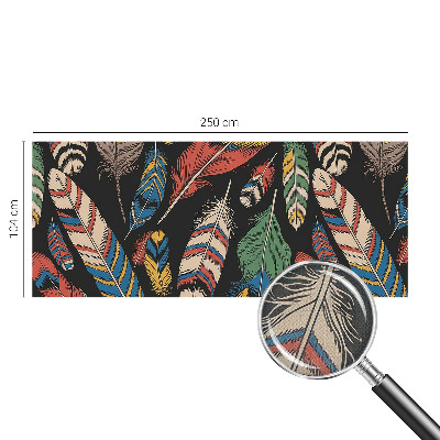 Különleges fotótapéta Színes tollak
