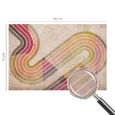 Öntapadós fotótapéta nappaliba Geometriai vonalak