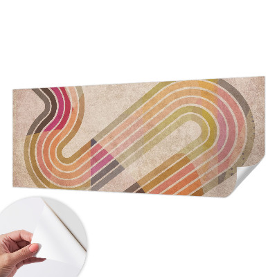 Öntapadós fotótapéta nappaliba Geometriai vonalak