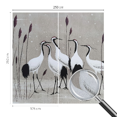 Fotótapéta 3D Egy darucsapat