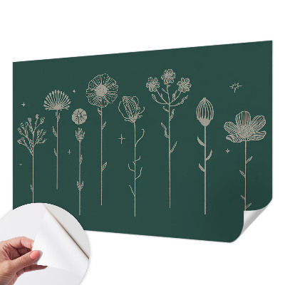 Dekor tapéta Finom virágok