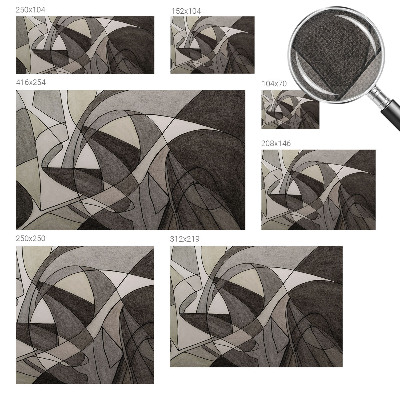 Öntapadós fotótapéta hálószobába Geometriai absztrakció