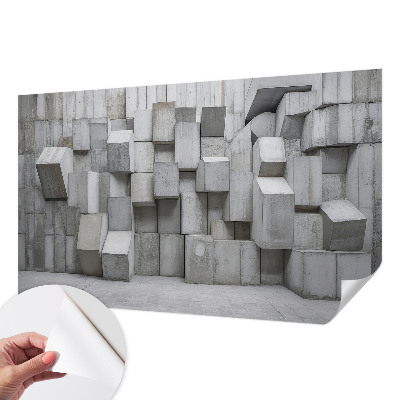 Fotótapéta lányoknak Betonblokkok