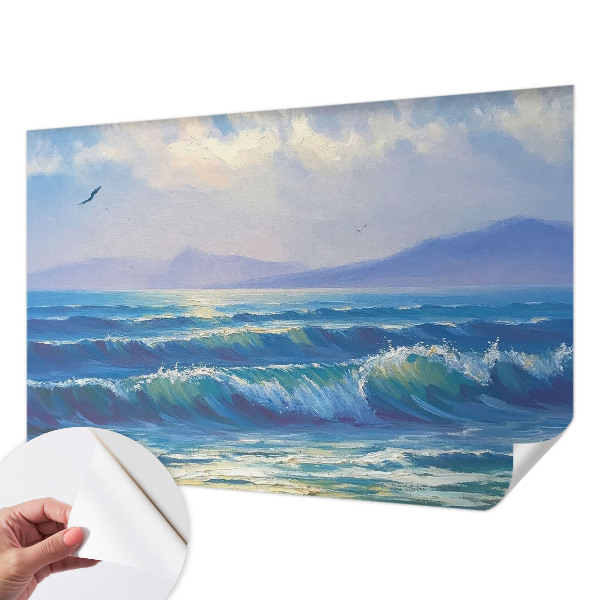 Öntapadós poszter tapéta Tengeri hullámok