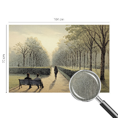 Hálószoba fotótapéta Park béke