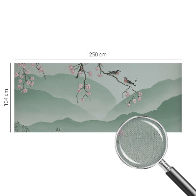 Öntapadós fotótapéta hálószobába Japán szerenád