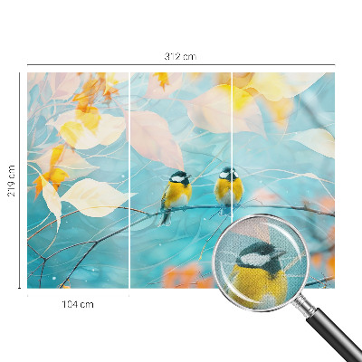 Modern tapéta Tavaszi madarak