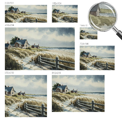 Hálószoba fotótapéta Stranddűnék