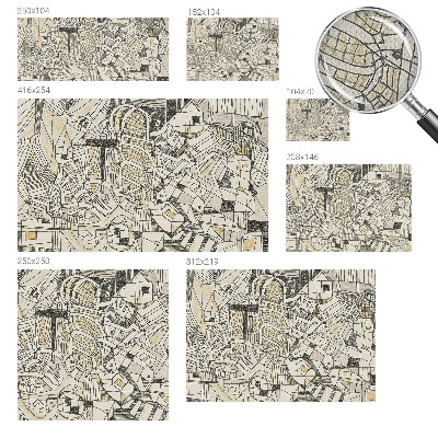 Öntapadós fotótapéta hálószobába Geometriai absztrakció