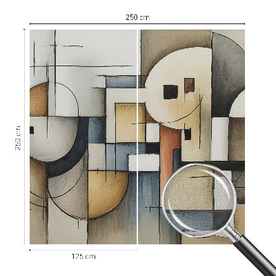 Fotótapéta lányoknak Geometriai harmónia