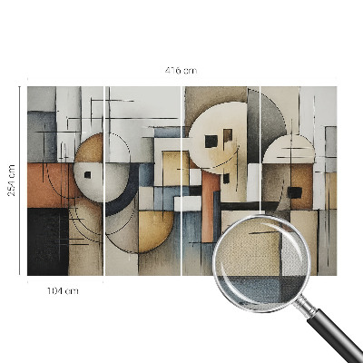 Fotótapéta lányoknak Geometriai harmónia