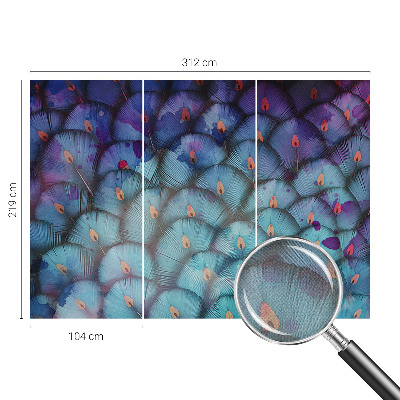 Fotótapéta 3D Színes tollak
