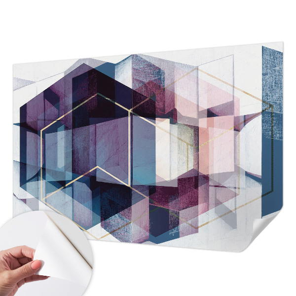 Különleges fotótapéta Geometriai kockák