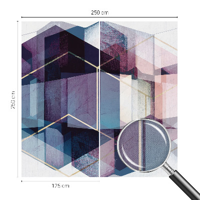 Különleges fotótapéta Geometriai kockák
