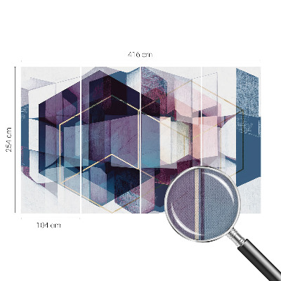 Különleges fotótapéta Geometriai kockák