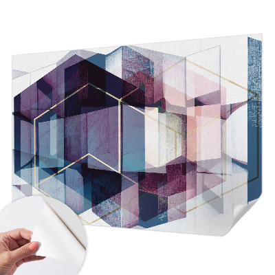 Különleges fotótapéta Geometriai kockák
