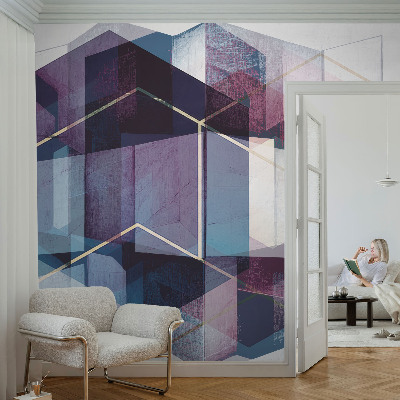 Különleges fotótapéta Geometriai kockák