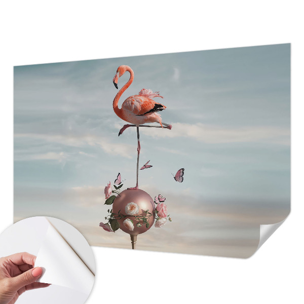 Fotótapéta gyerekszobába Elegáns flamingó