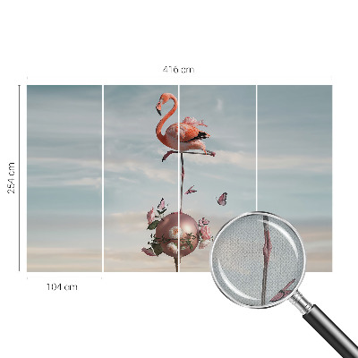 Fotótapéta gyerekszobába Elegáns flamingó