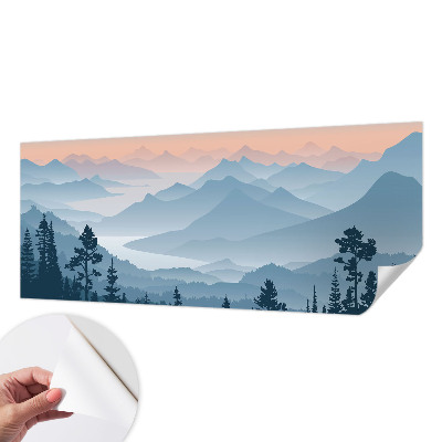 Modern tapéta Hegyi panoráma