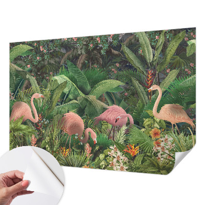 Különleges fotótapéta Rózsaszín flamingók
