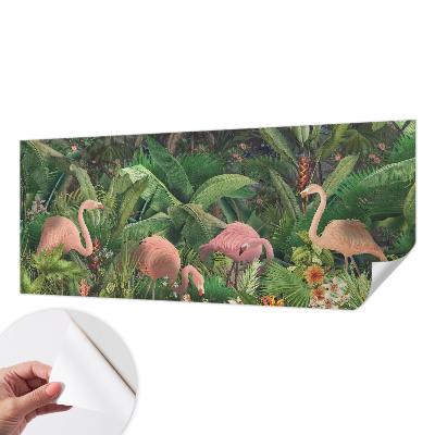 Különleges fotótapéta Rózsaszín flamingók