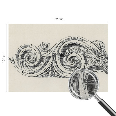 Fotótapéta 3D Növényi dísz
