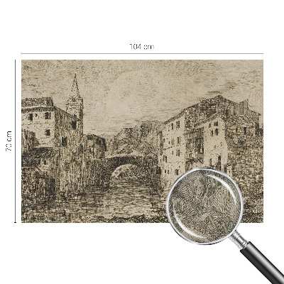 Öntapadós fotótapéta hálószobába Városi panoráma