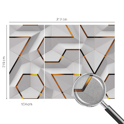 Fotótapéta 3D Modern geometria