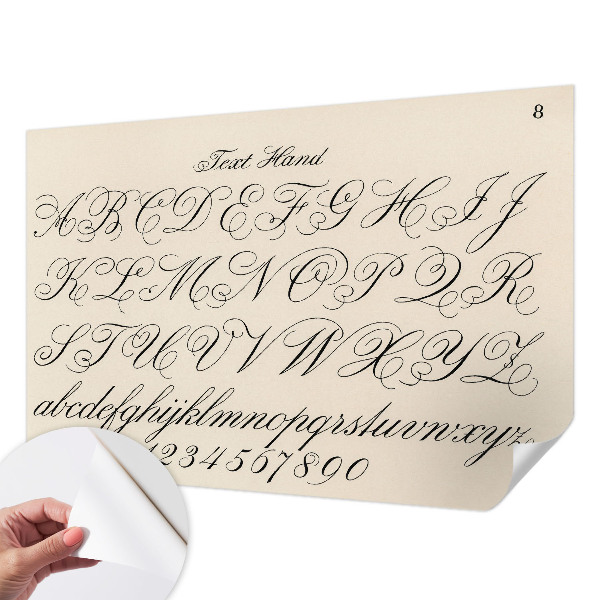 Gyerek fotótapéta Kalligrafikus írás